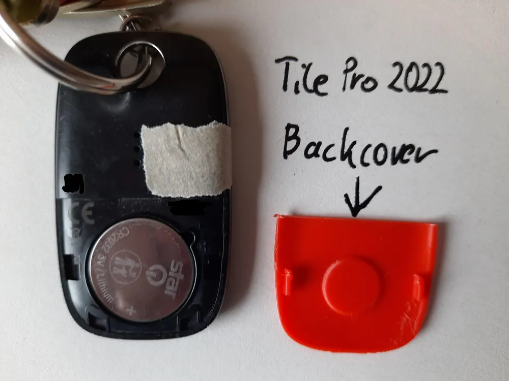 Tile Pro Cover Backcover for Tile Pro (2022) - Free 3D Print Model - MakerWorld