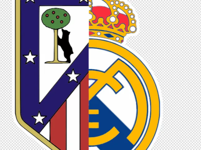 Atletico de Madrid Real Madrid keychain