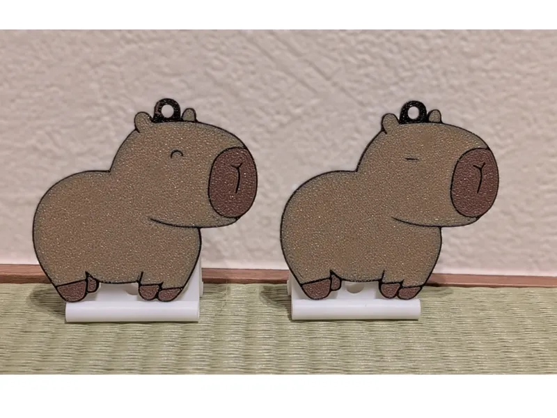 Capybara keychain カピバラさんキーホルダー