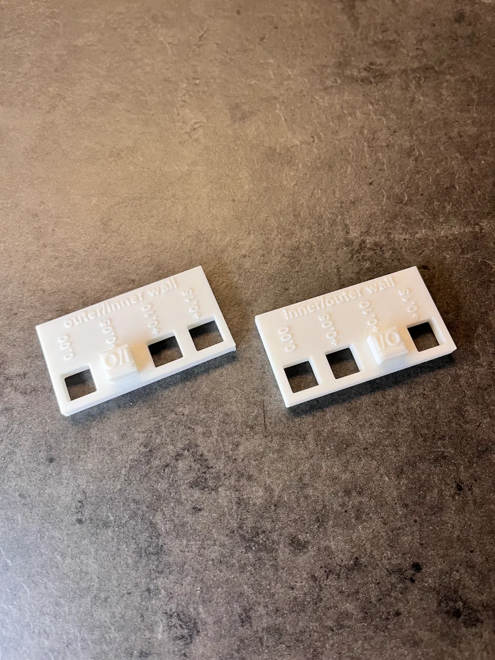 Tolerance test + inner/outer & outer/inner wall - Free 3D Print Model ...