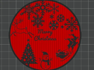 Christmas Joy Ornament Multicolor