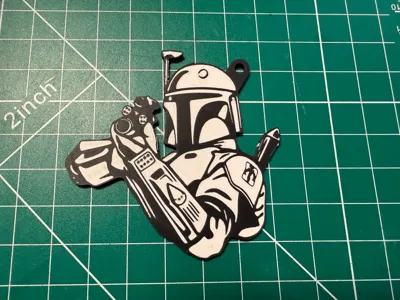 Mandalorian Ornament or Keychain