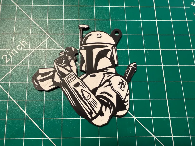 Mandalorian Ornament or Keychain