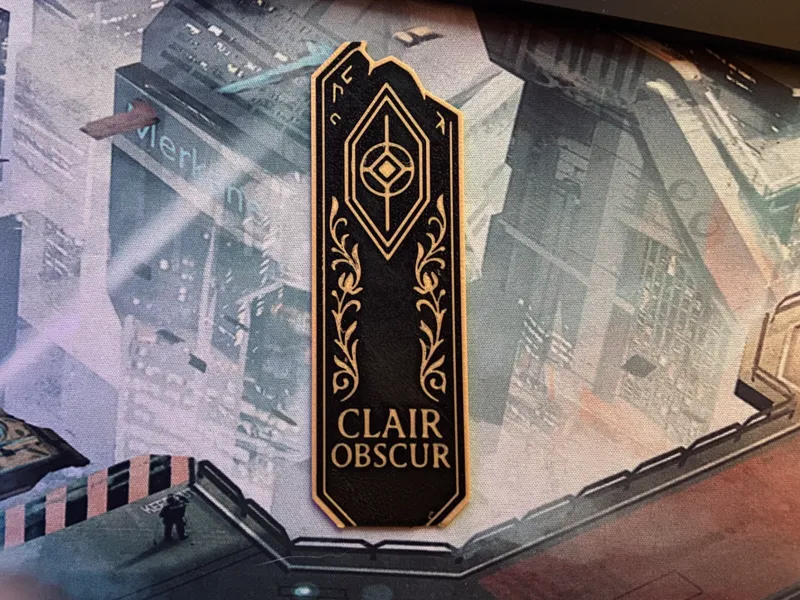 Marque-page Clair Obscur