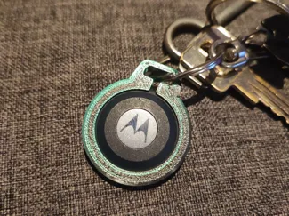 Moto Tag holder for keys