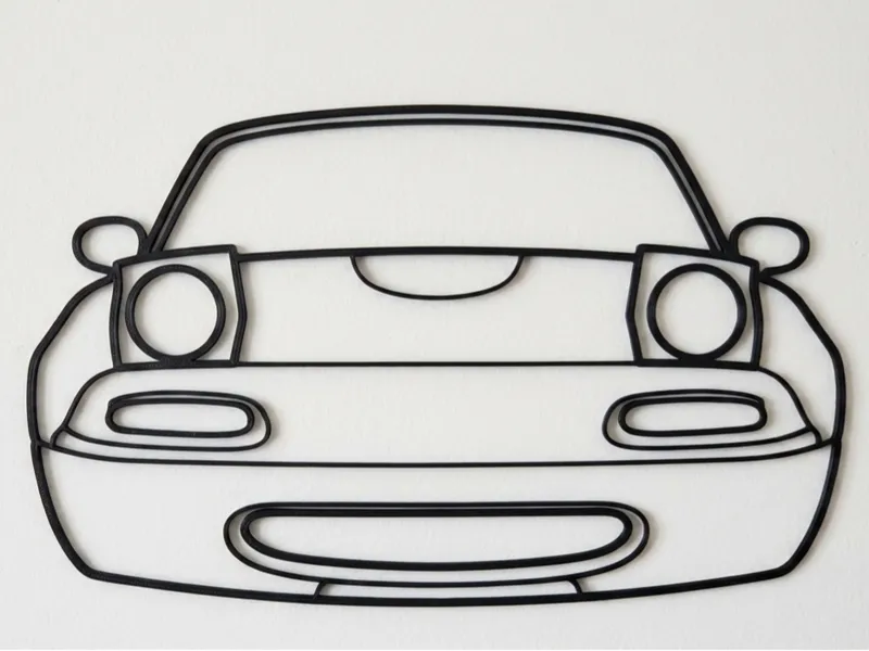 Mazda MX-5 Miata NA Front Wall Art