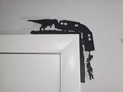 Lost World Cliffhanger Door Topper