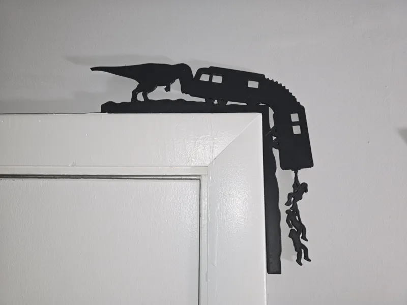 Lost World Cliffhanger Door Topper