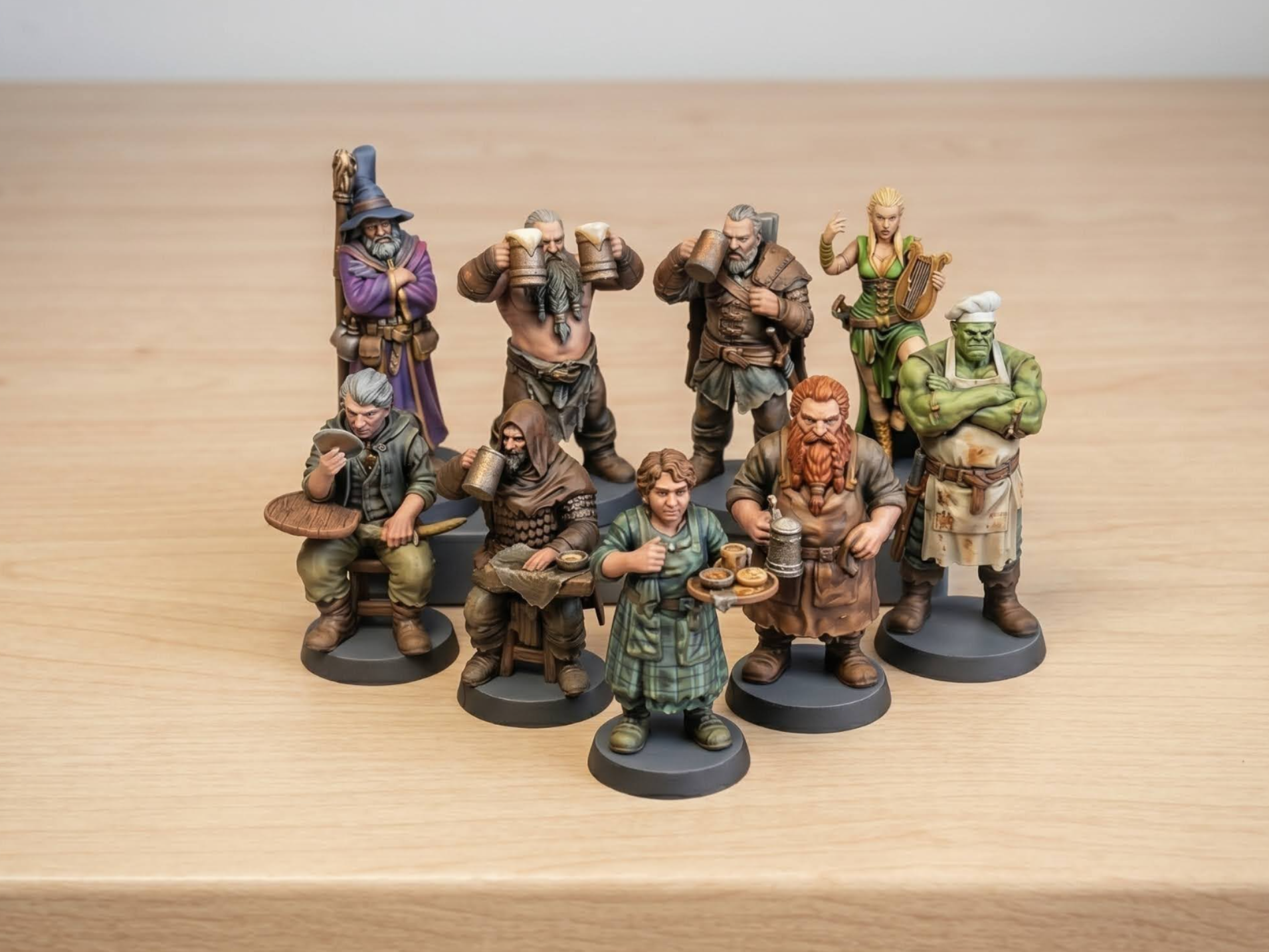 The Broken Flagon: Tavern Denizens RPG Set