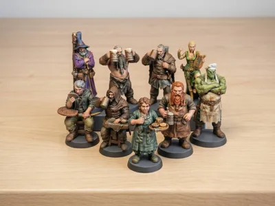 The Broken Flagon: Tavern Denizens RPG Set