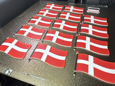 Birthsday flag tabel decoy Dansk