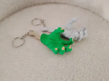 Llavero: Keychain-Zombie hand (High details) — vista de referencia 4