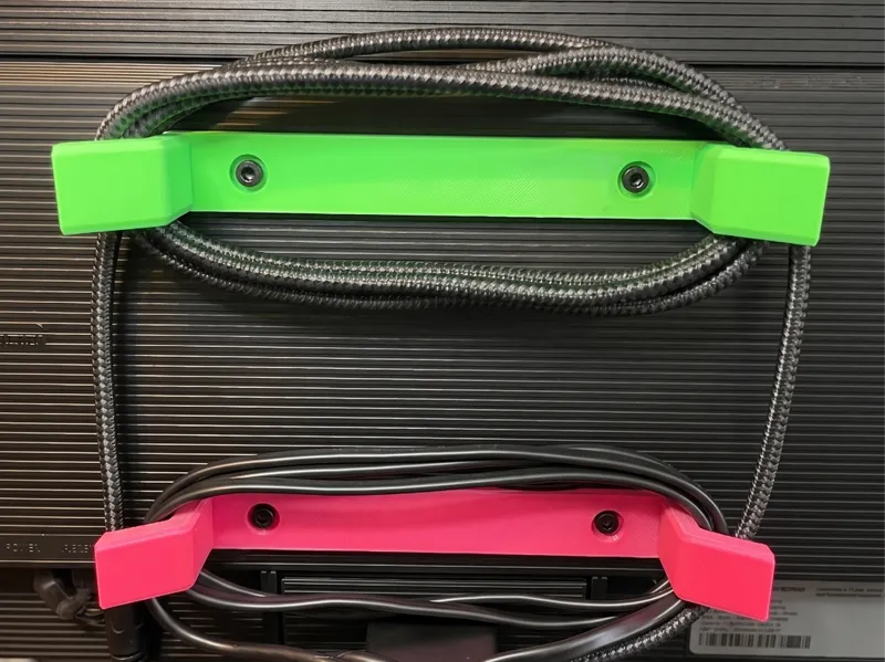 Monitor and TV Cable Management