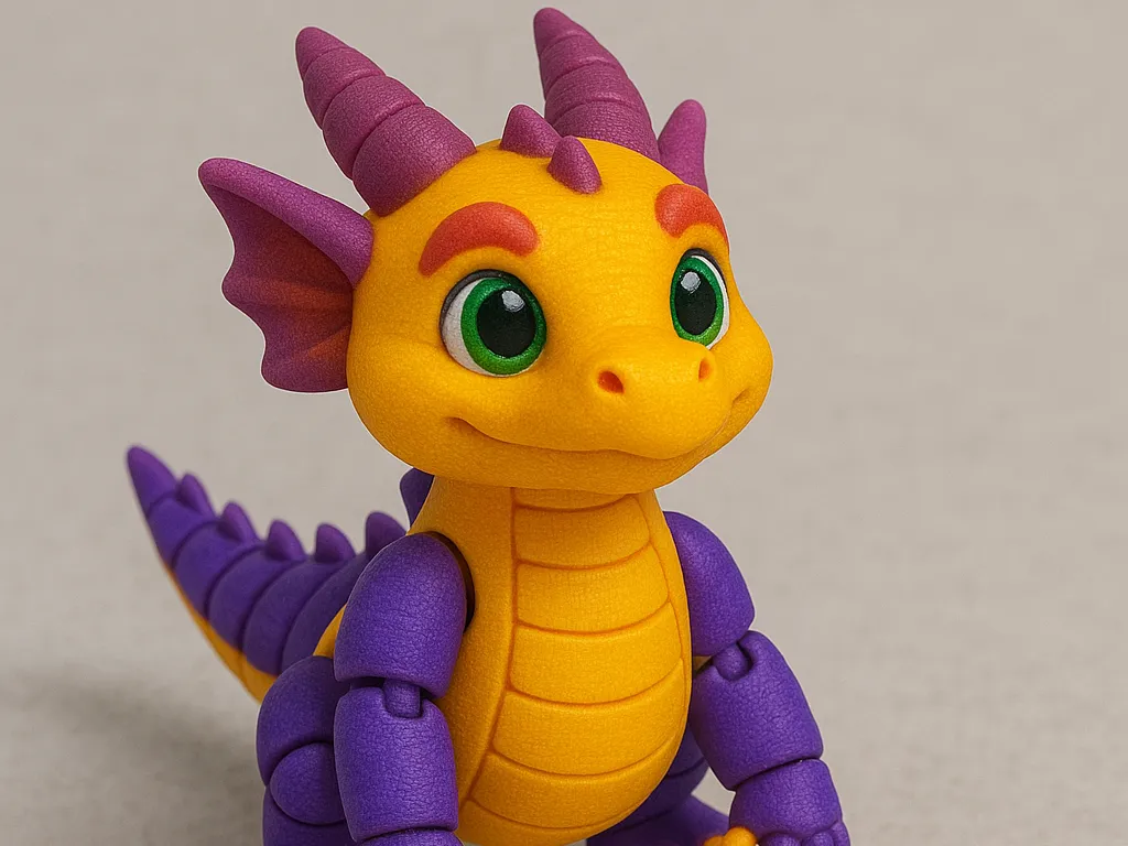 Baby Dragon Figurine - Free 3D Print Model - MakerWorld