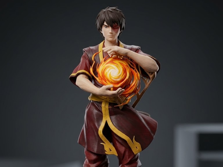 Zuko ATLA Avatar the Last Airbender (Detailed) 3D model by Chaos Creations
