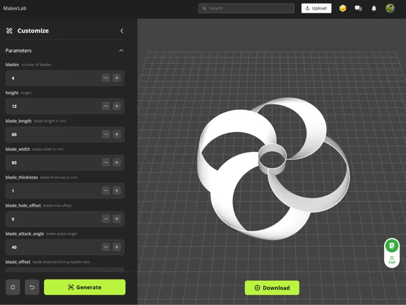 Parametric Toroidal Ring Generator (OpenSCAD)