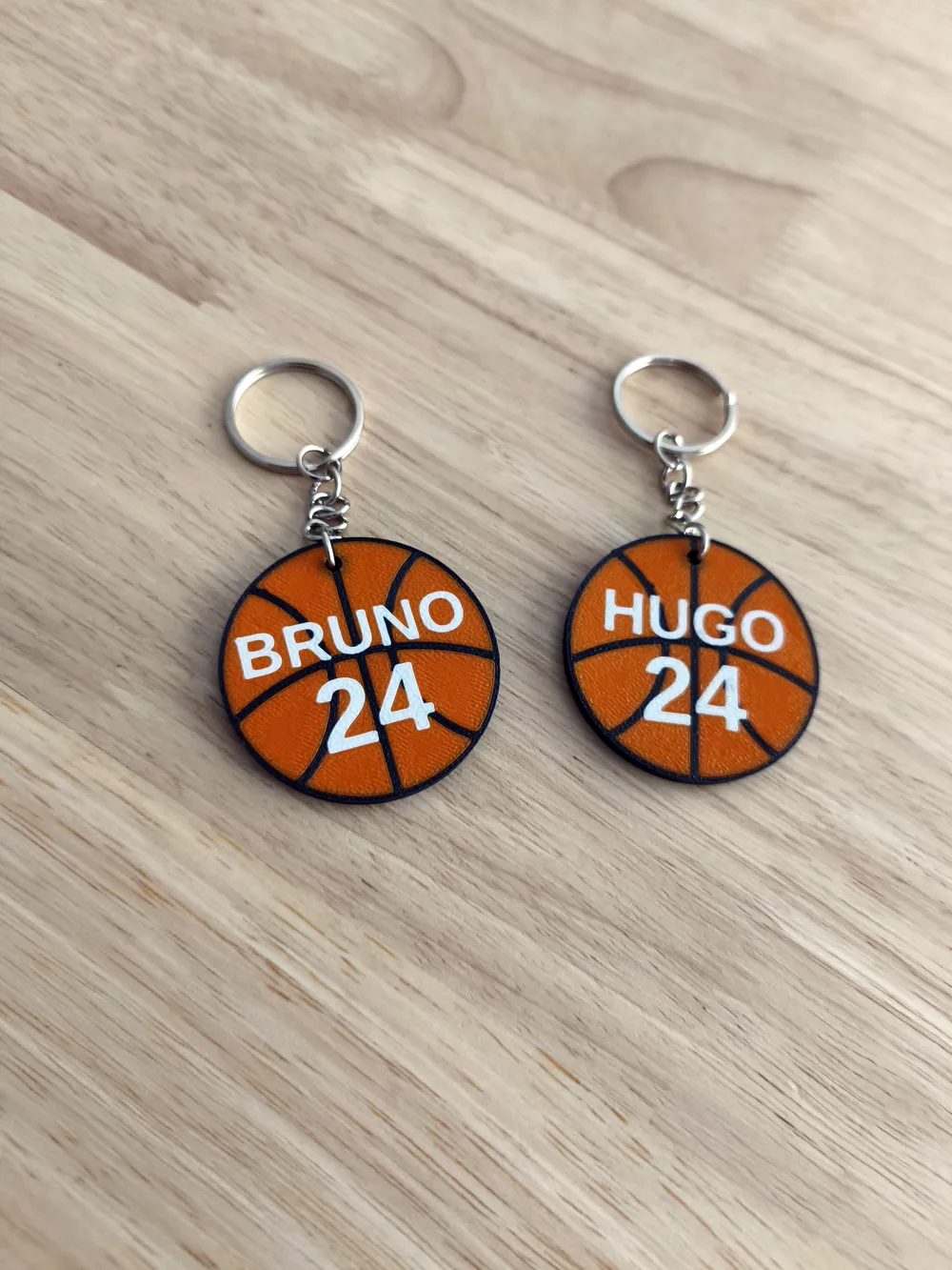 Personalized basketball keychain name and number - Free 3D Print Model ...