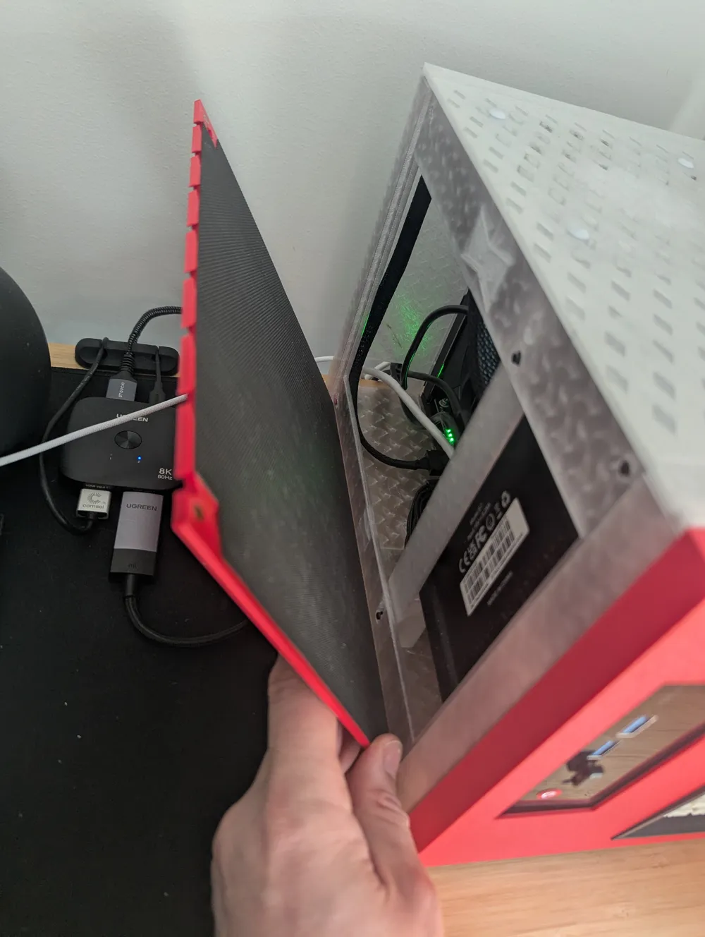 Compact Egpu Case Interchangable case for mini-PC with egpu & PSU - Free 3D Print Model ...