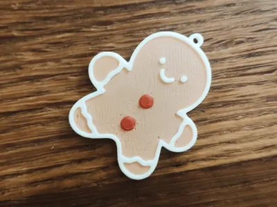 Kawaii gingerbread man