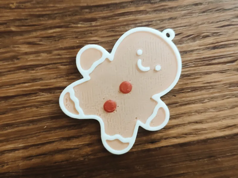 Kawaii gingerbread man