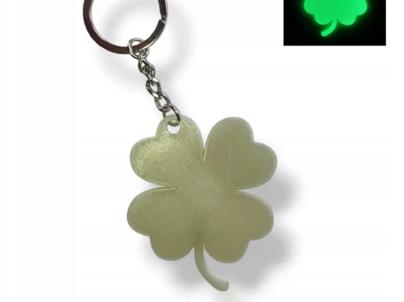 LUCKY CLOVER Keychain easy to print 