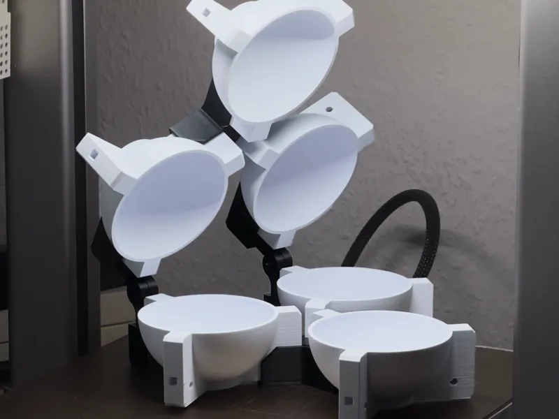 Modular 3D‑Printable Snowball Molding System
