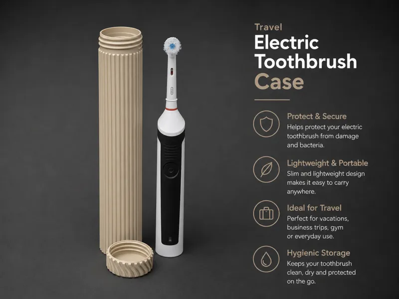 Travel Electric Toothbrush Case | EDC