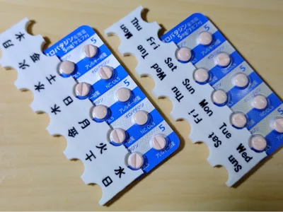 medicine sheet 1 week bar