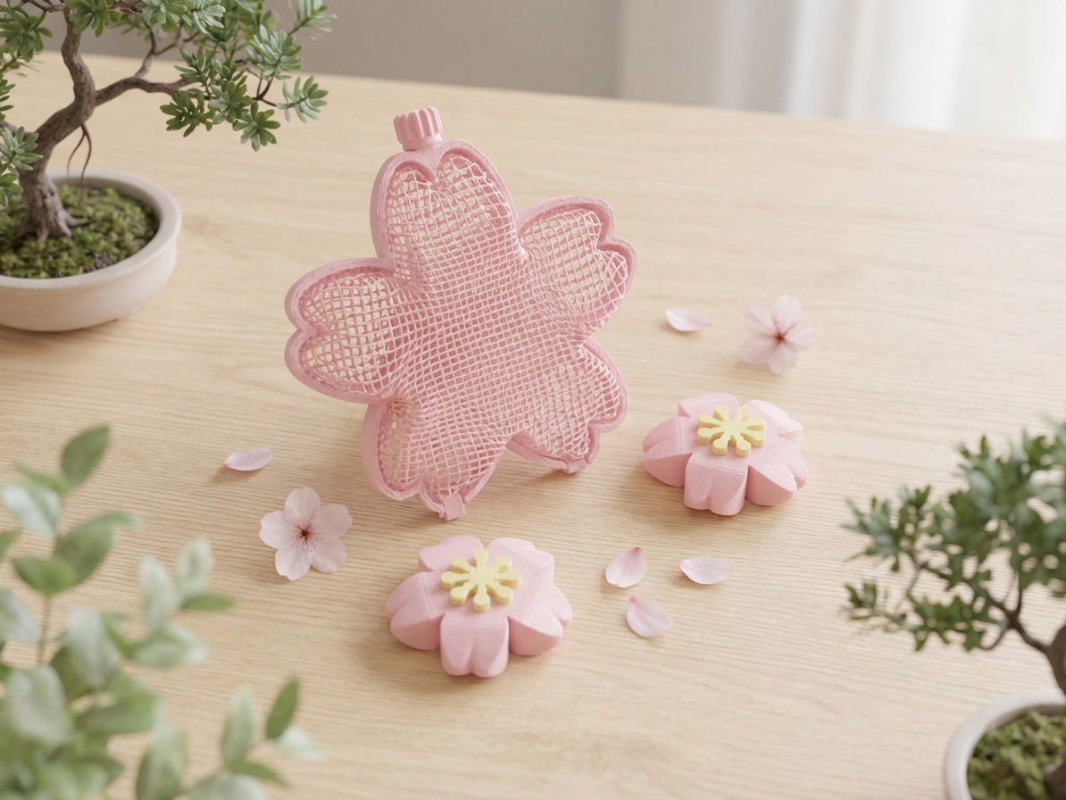 Thermoformed Sakura Flowers / Cherry Blossoms