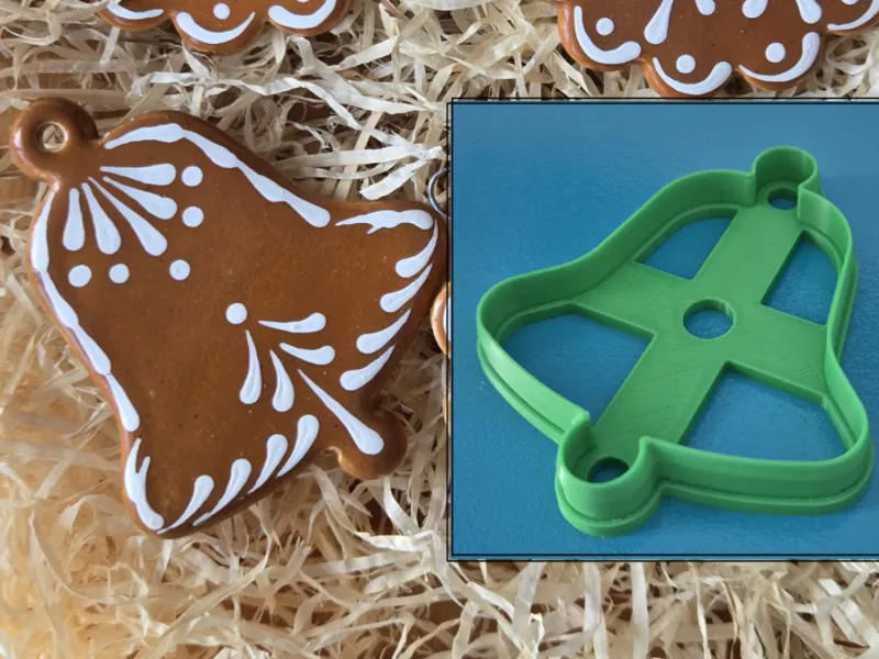 Bell Shaped Cookie and Clay Cutter