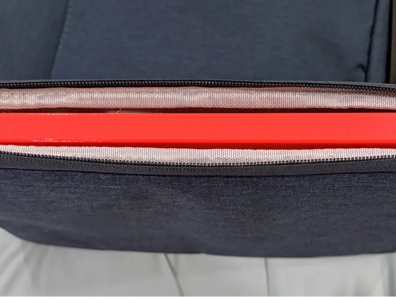 Edge protector for Macbook Neo zipper case / pouch