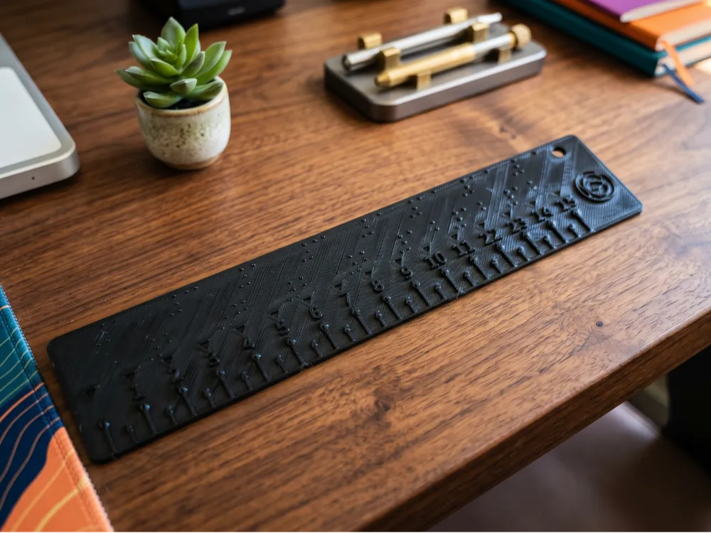 Universal Design Learning Model Tactile Ruler - Free 3D Print Model - MakerWorld