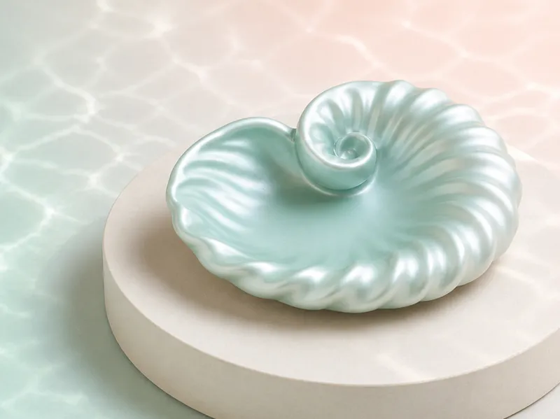 潮汐螺旋贝壳盘｜Tidal Spiral Shell Dish