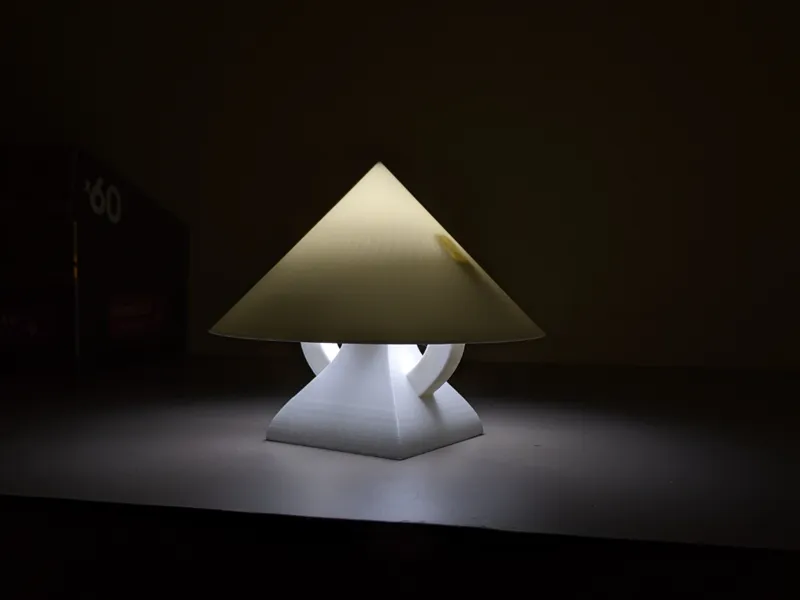 Lamp using bike LEDS