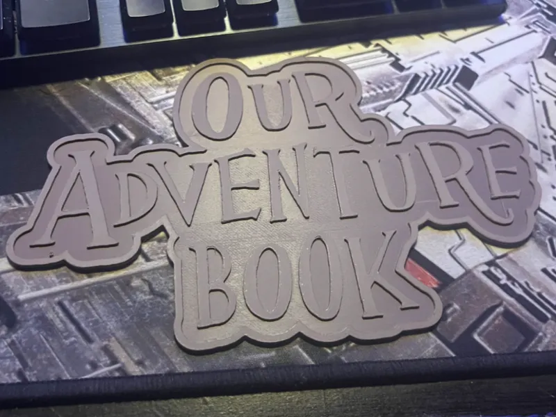 UP - "Our Adventure Book" Book Cover Detail