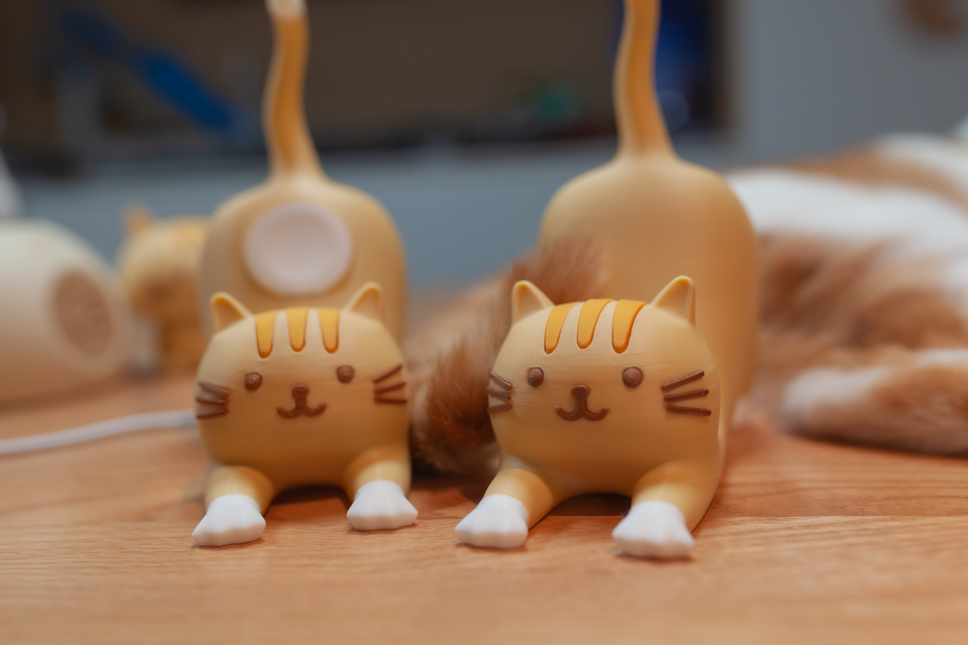 Miniatura 3 do modelo 3D 猫猫手表手环充电支架座