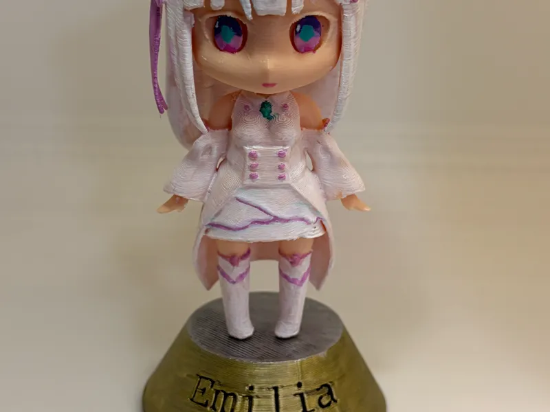 Re:Zero Emilia Chibi Style