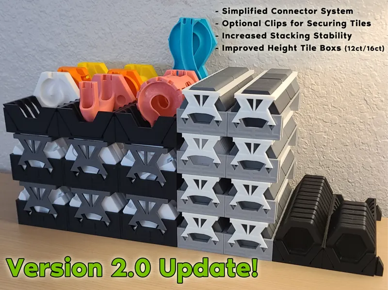 Stackable Gravitrax Tile Storage (A1 Mini)