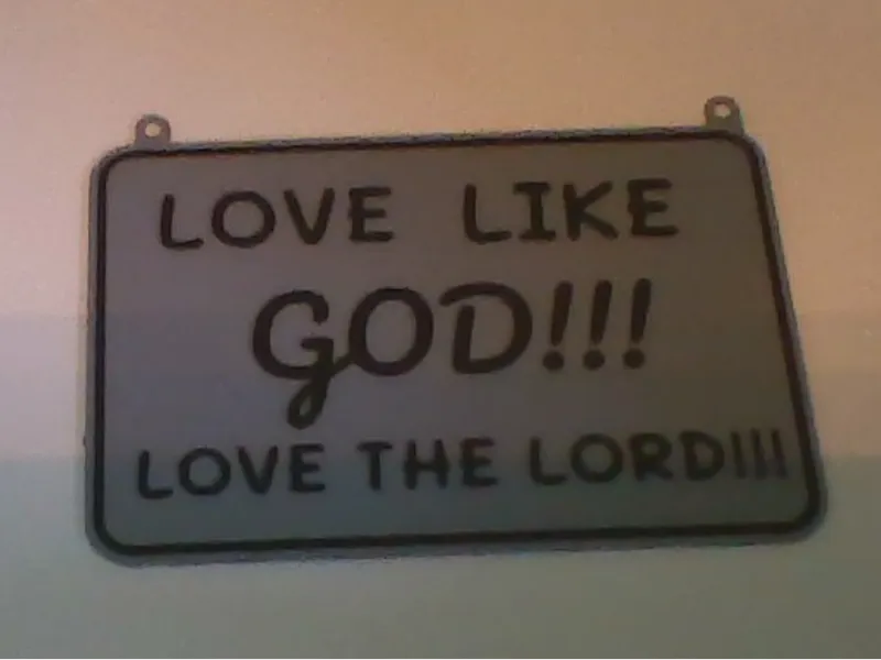 LOVE LIKE GOD!!! LOVE THE LORD!!!