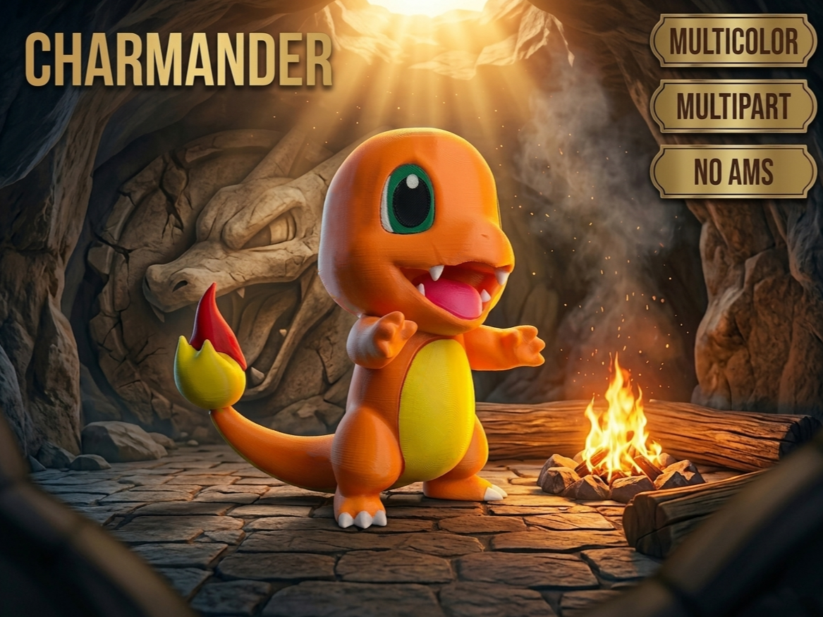 Charmander Pokemon NO AMS & AMS