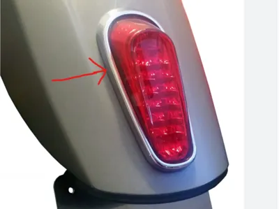 Indian Scout Tail Light Trim