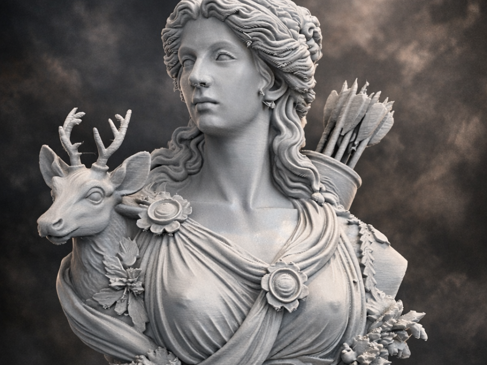 Artemide – Busto Classico della Dea della Caccia