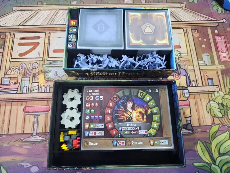 [SLEEVED] Tiny Epic Dungeons Insert + Expansion