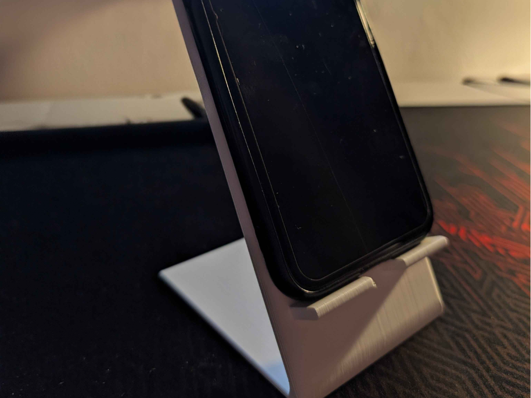 Minimalist Phone Stand | Vertical Print Textures