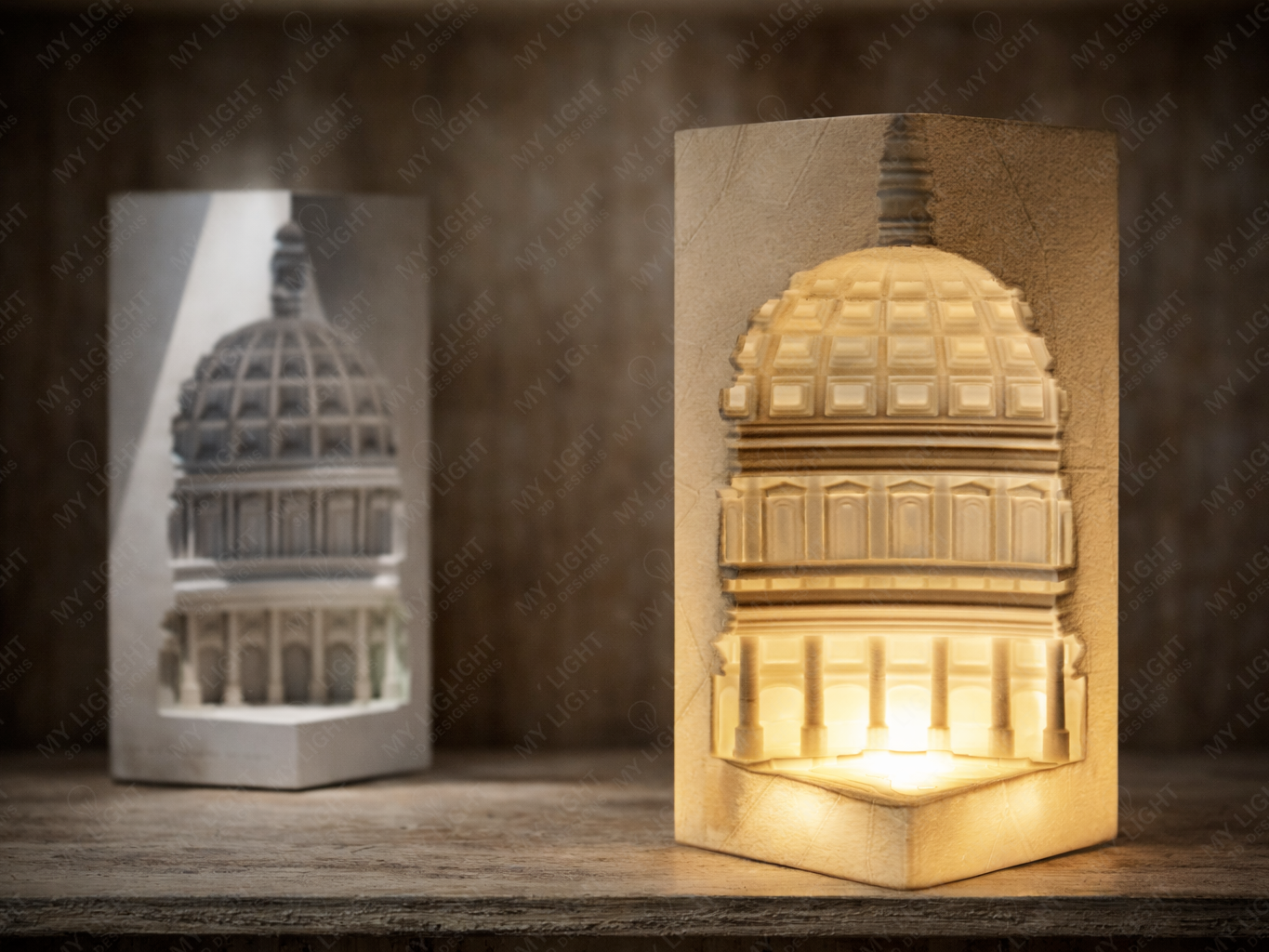 Stone Dome Light – Architectural LED Lamp