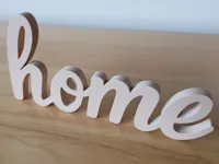 Présentoir texte « home » — photo 2