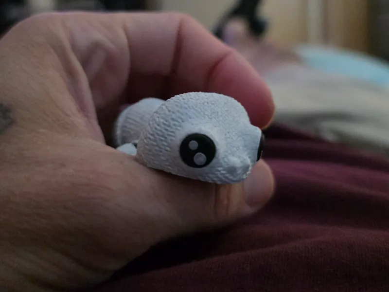 Chubby Fabric Lizard — Tiny Textured Pocket Friend