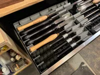 Bacs de rangement pour gouges et ciseaux à bois — photo 1