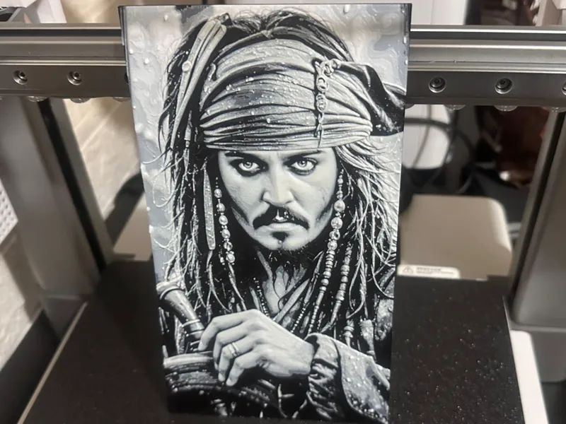 HueForge Jack Sparrow  (Apenas 2 Cores)