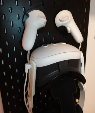 Meta Quest 3 / 3s holder for ikea SKÅDIS/Skadis